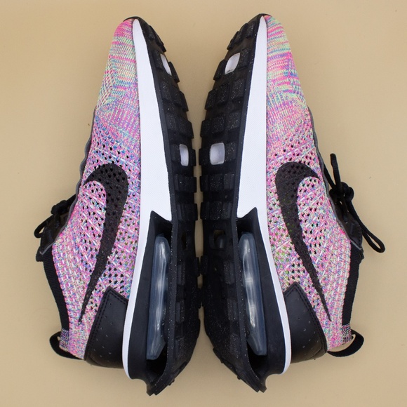 Nike Air Max Flyknit Racer Multi-Color Running Shoes DM9073-300 Women's Size 8.5 - Picture 6 of 8